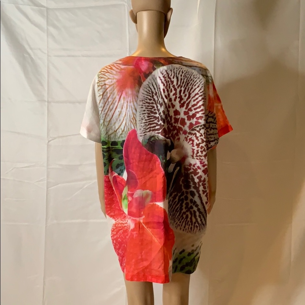 ❤️NEW CAROLINE ROSE HIBISCUS BLOUSE - Picture 7 of 12